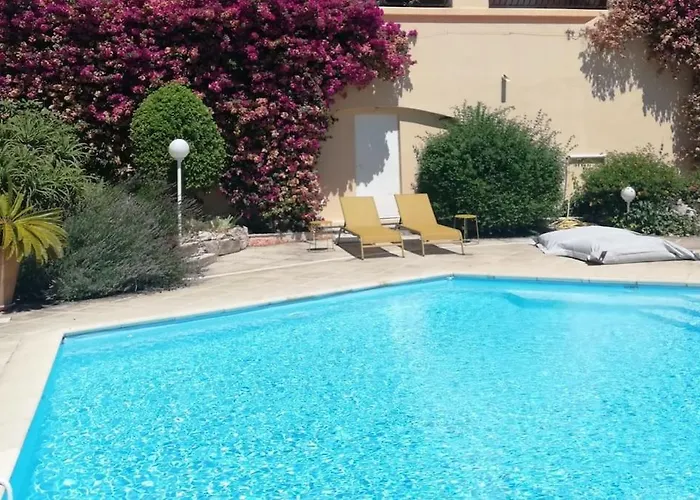 Daire Bas De Villa, Vue Mer, Terrasse, Clim, Piscine *